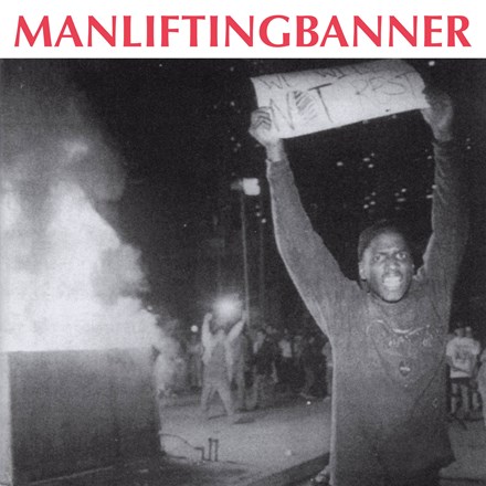 ManLiftingBanner - We Will Not Rest